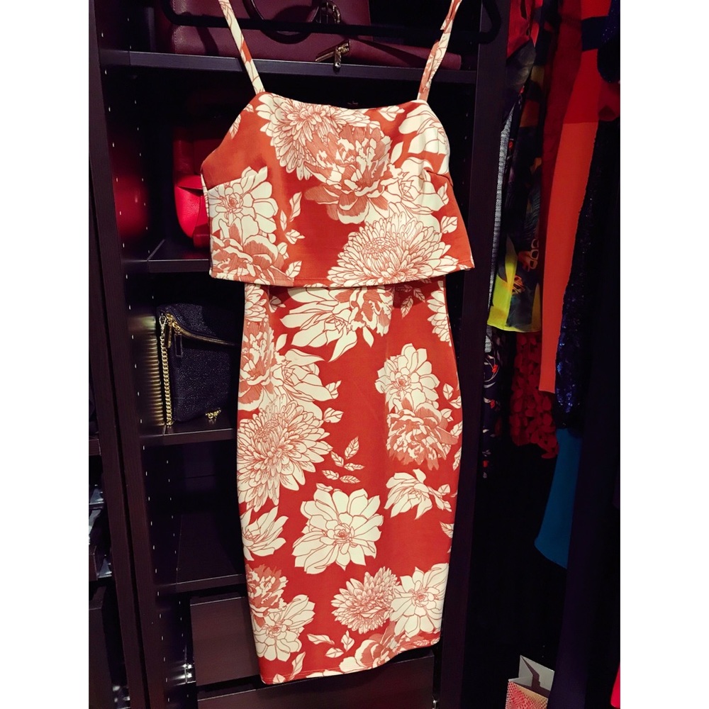Floral print dress